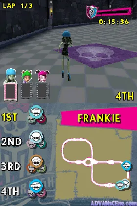 Monster High - Skultimate Roller Maze (USA) (En,Fr,Es) screen shot game playing